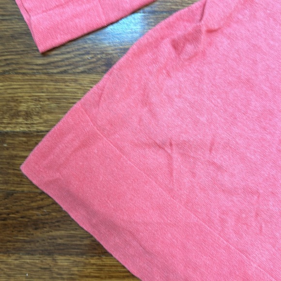 Eileen fisher quarter sleeve medium light knit top pink organic linen - Picture 13 of 16